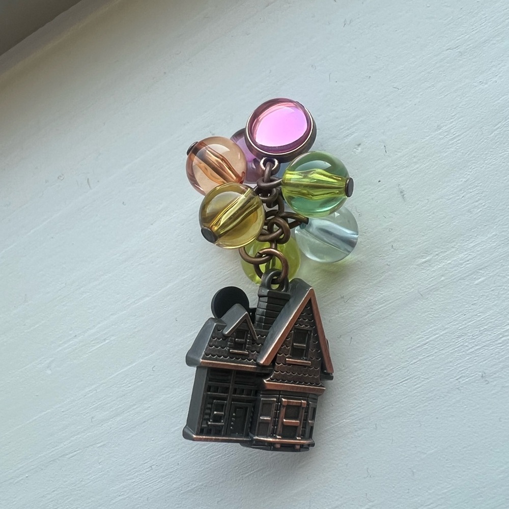 Disney Up Movie House Pin with Colorful Balloons